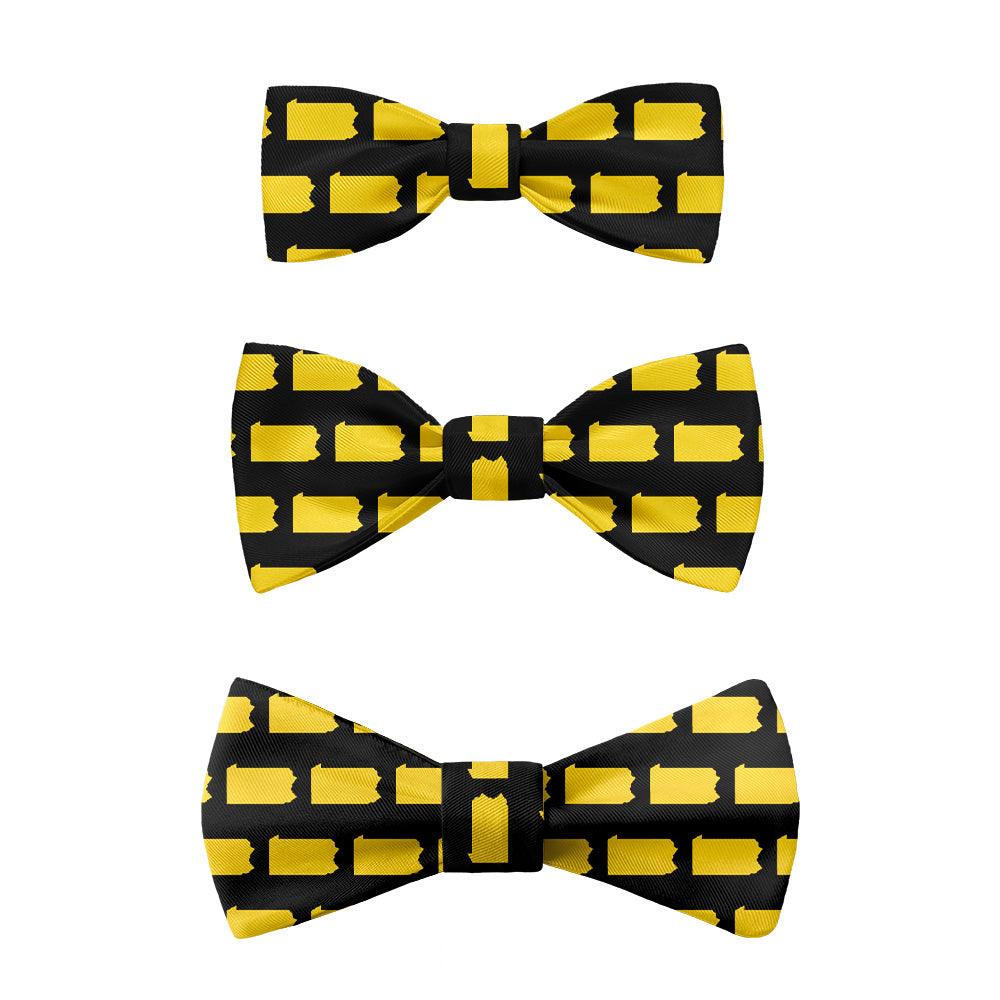 Pennsylvania State Outline Bow Tie -  -  - Knotty Tie Co.