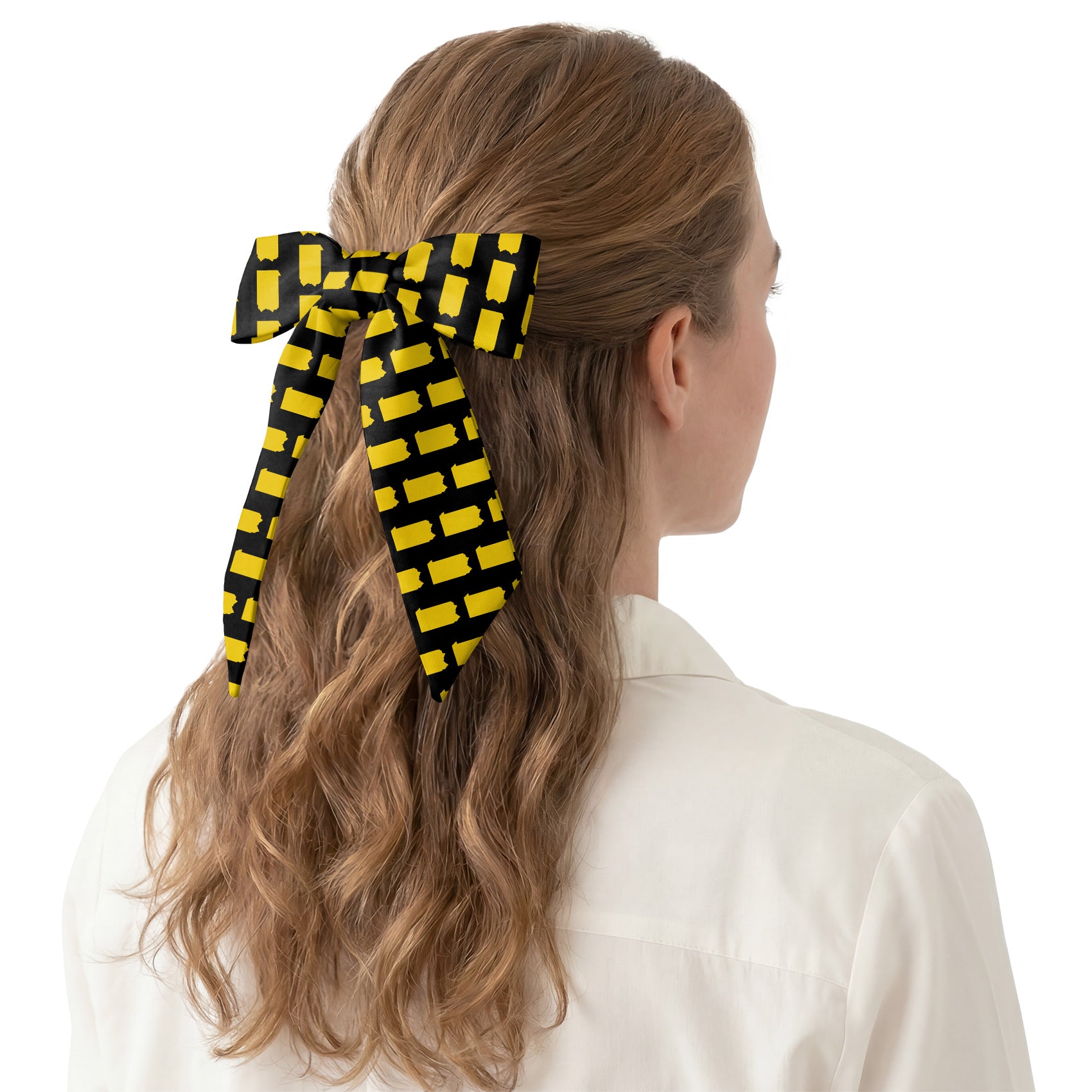Pennsylvania State Outline Hair Scarf - Hair Scarf - Knotty Tie Co.