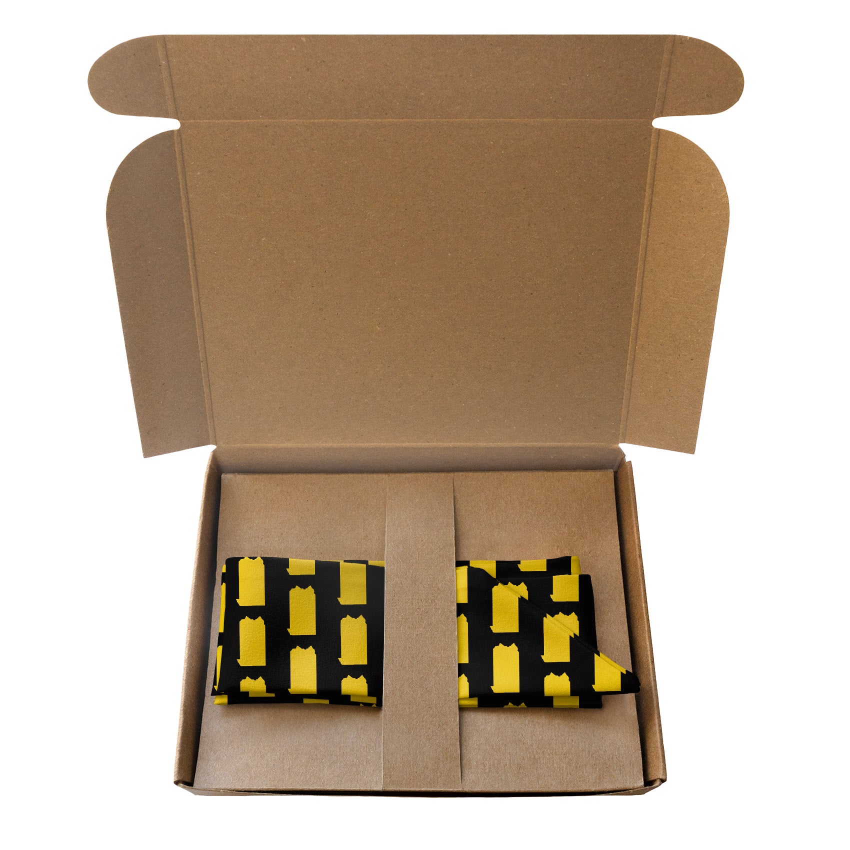 Pennsylvania State Outline Hair Scarf - Packaging - Knotty Tie Co.