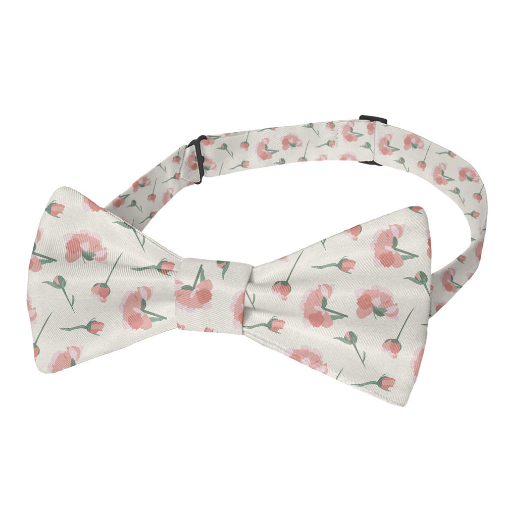 Peonies Floral Bow Tie - Pre-Tied Bow Tie - Knotty Tie Co.
