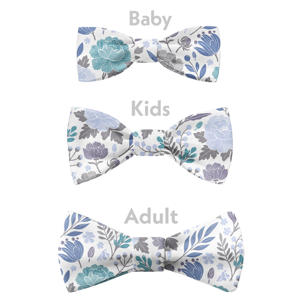 Peony Grove Bow Tie - Bow Sizes - Knotty Tie Co.