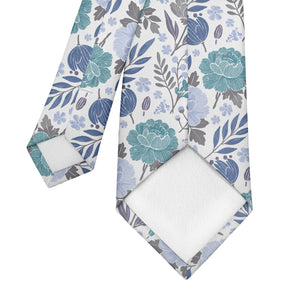 Peony Grove Necktie - Tipping - Knotty Tie Co.