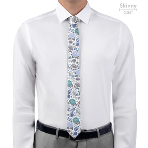 Peony Grove Necktie - Skinny - Knotty Tie Co.