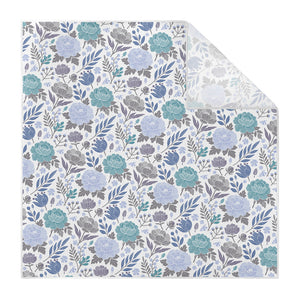 Peony Grove Pocket Square - Printed - Knotty Tie Co.
