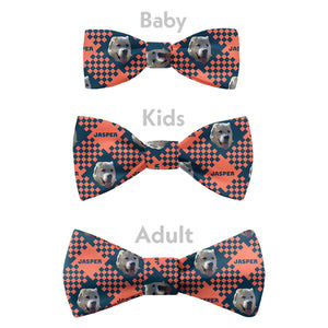 Pet Plaid Photo Bow Tie - Bow Sizes - Knotty Tie Co.
