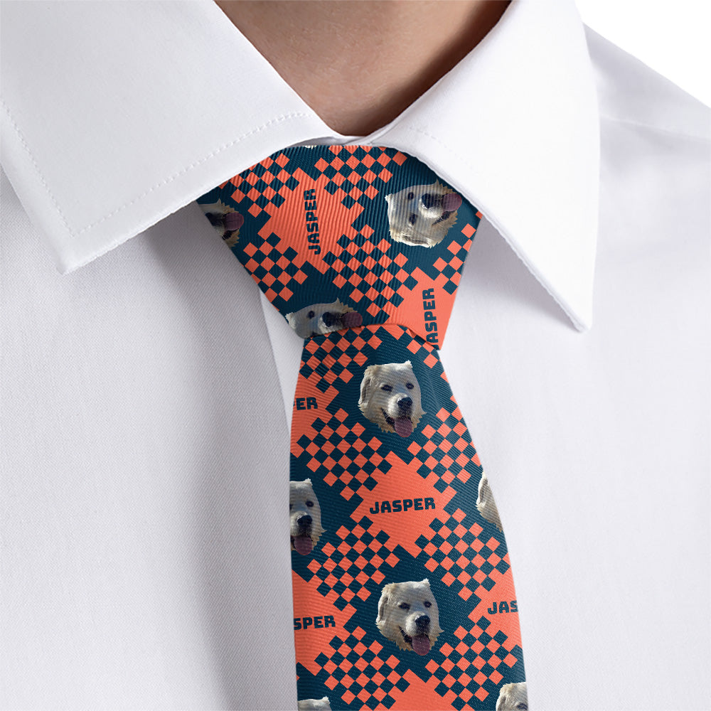 Pet Plaid Photo Tie - Dress Shirt - Knotty Tie Co.