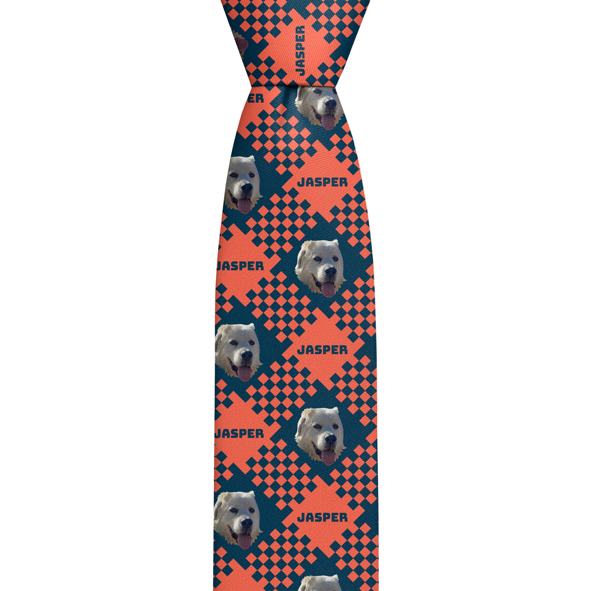 Pet Plaid Photo Tie - Knot - Knotty Tie Co.