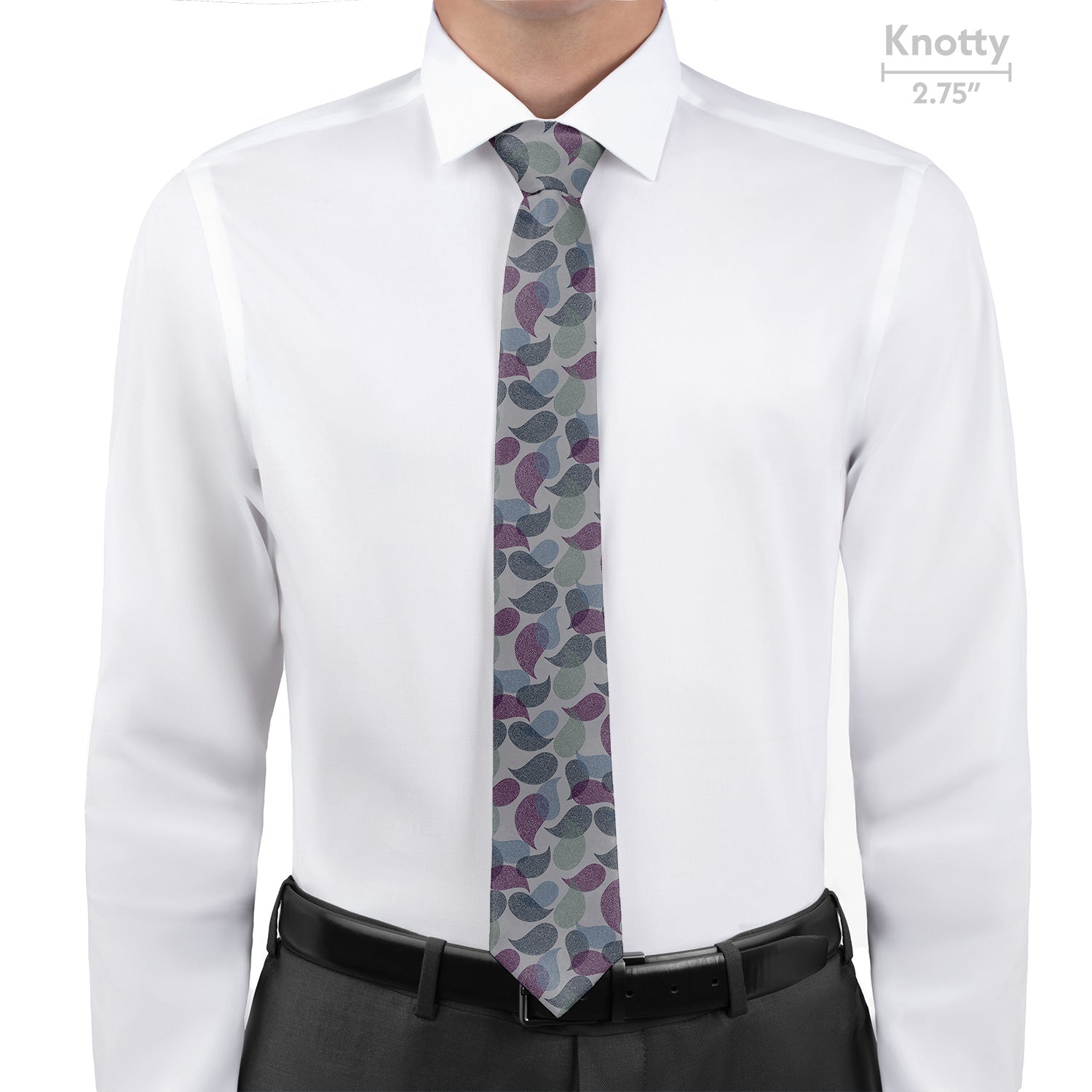 Petal Paisley Necktie - Knotty - Knotty Tie Co.