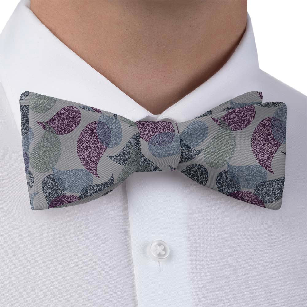 Petal Paisley Bow Tie - Bow Tie with Dress Shirt - Knotty Tie Co.