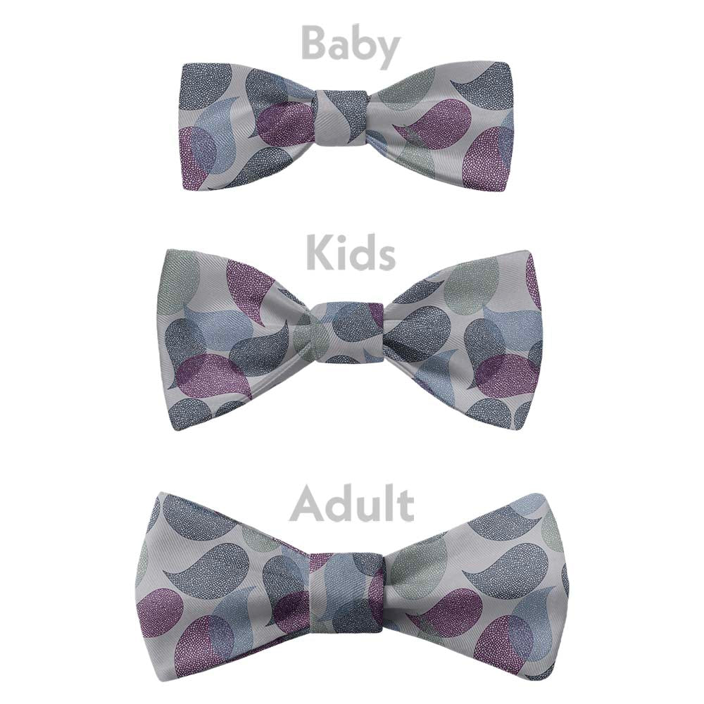 Petal Paisley Bow Tie - Bow Sizes - Knotty Tie Co.