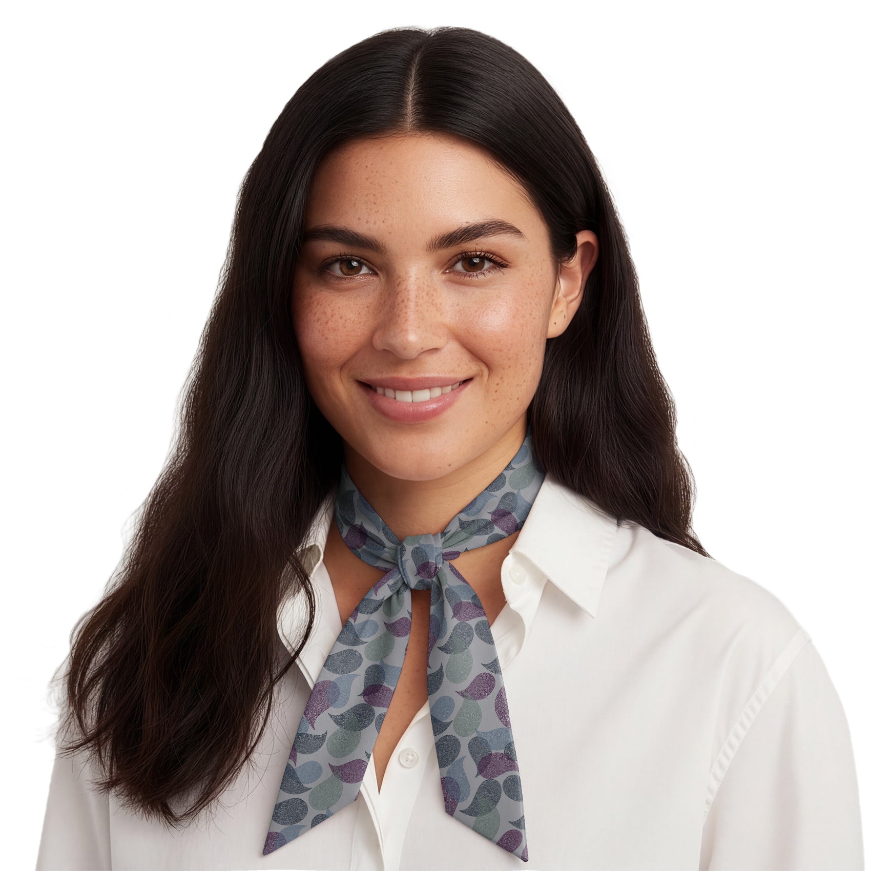 Petal Paisley Hair Scarf - Neck Scarves - Knotty Tie Co.