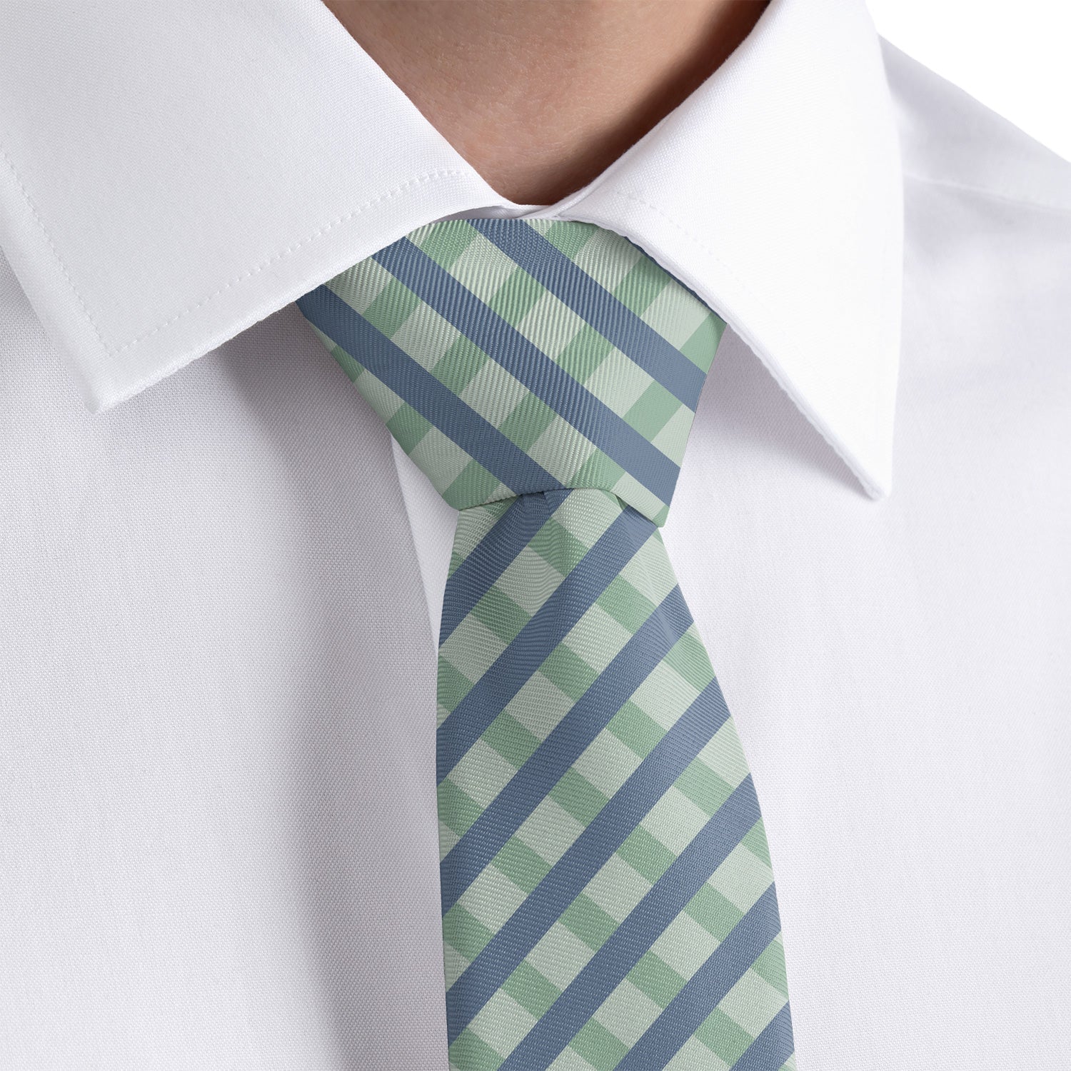 Pickett Plaid Necktie - Rolled - Knotty Tie Co.
