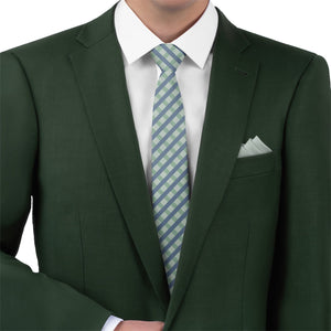 Pickett Plaid Necktie - Matching Pocket Square - Knotty Tie Co.