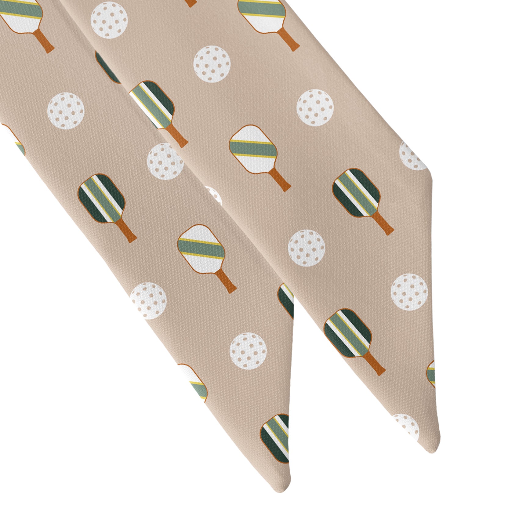 Pickler Pickleball Hair Scarf - Scarf Tapered Ends - Knotty Tie Co.