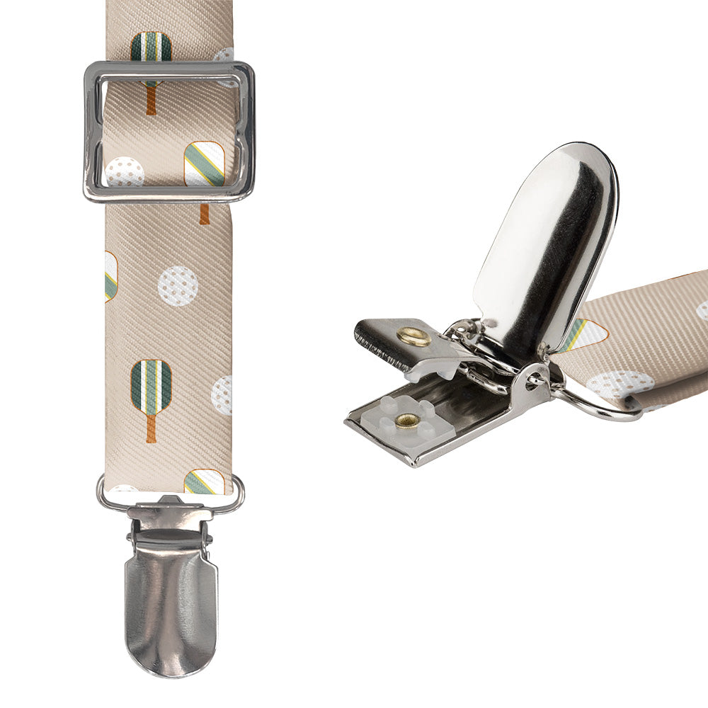 Pickler Pickleball Suspenders - Hardware and Strap - Knotty Tie Co.