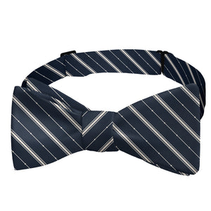 Pin Dot Stripe Bow Tie - Self Tie Bow Tie - Knotty Tie Co.