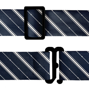 Pin Dot Stripe Bow Tie - Bow Tie Hardware - Knotty Tie Co.