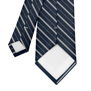 Pin Dot Stripe Necktie - Tipping - Knotty Tie Co.