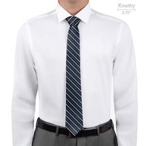 Pin Dot Stripe Necktie - Knotty - Knotty Tie Co.