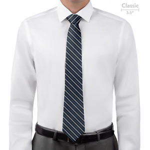 Pin Dot Stripe Necktie - Classic  - Knotty Tie Co.