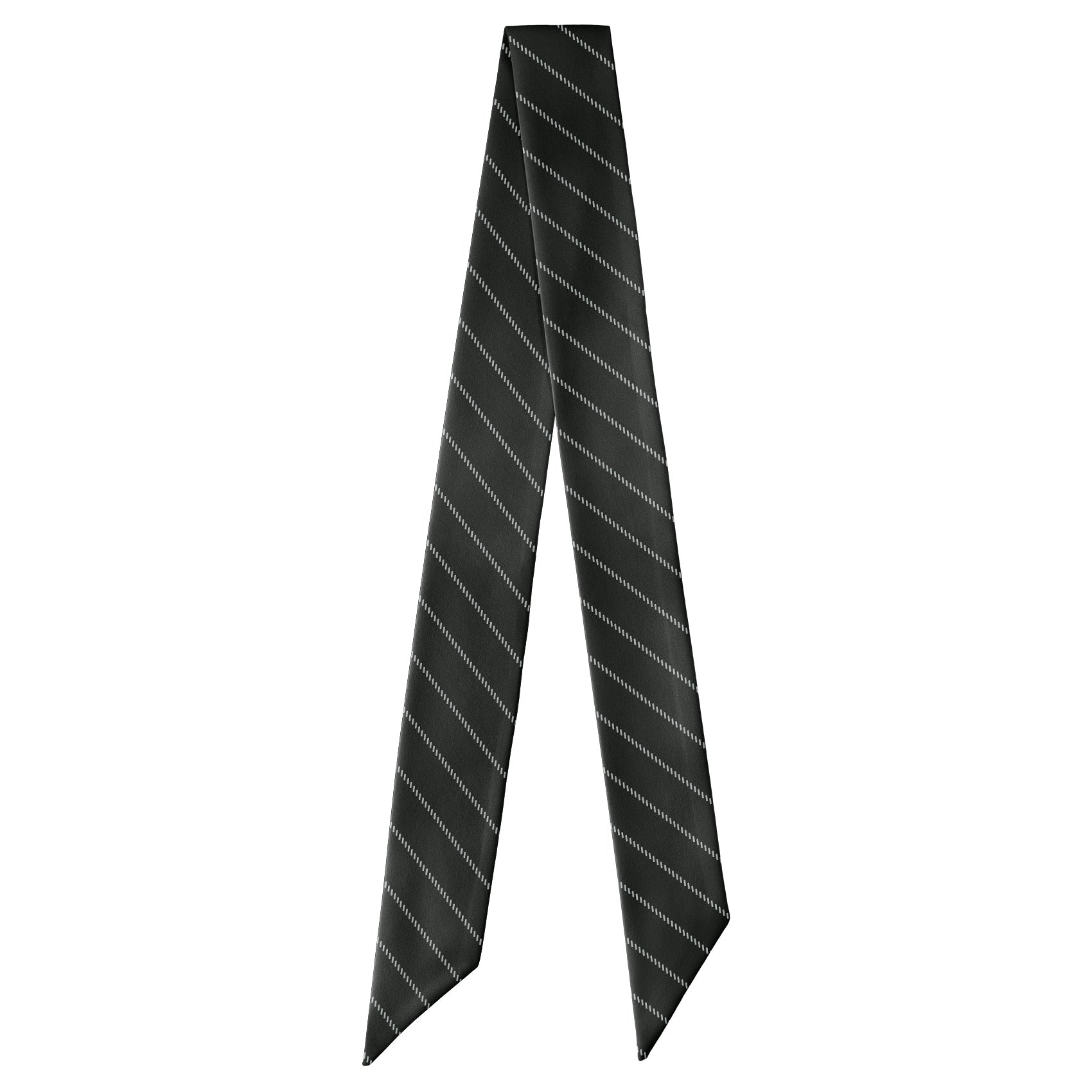 Pin Stripe Hair Scarf - Full View of Hair Scarf - Knotty Tie Co.