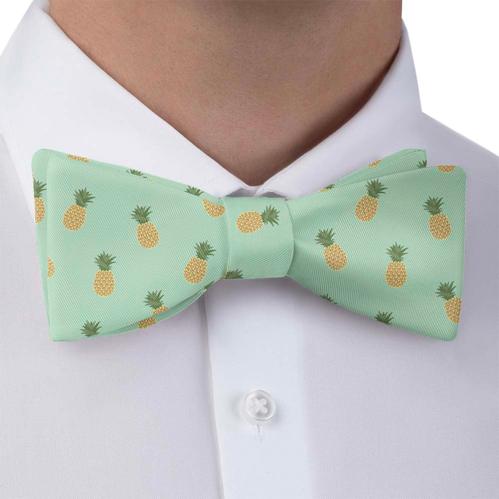 Pineapples Bow Tie - Bow Tie with Dress Shirt - Knotty Tie Co.
