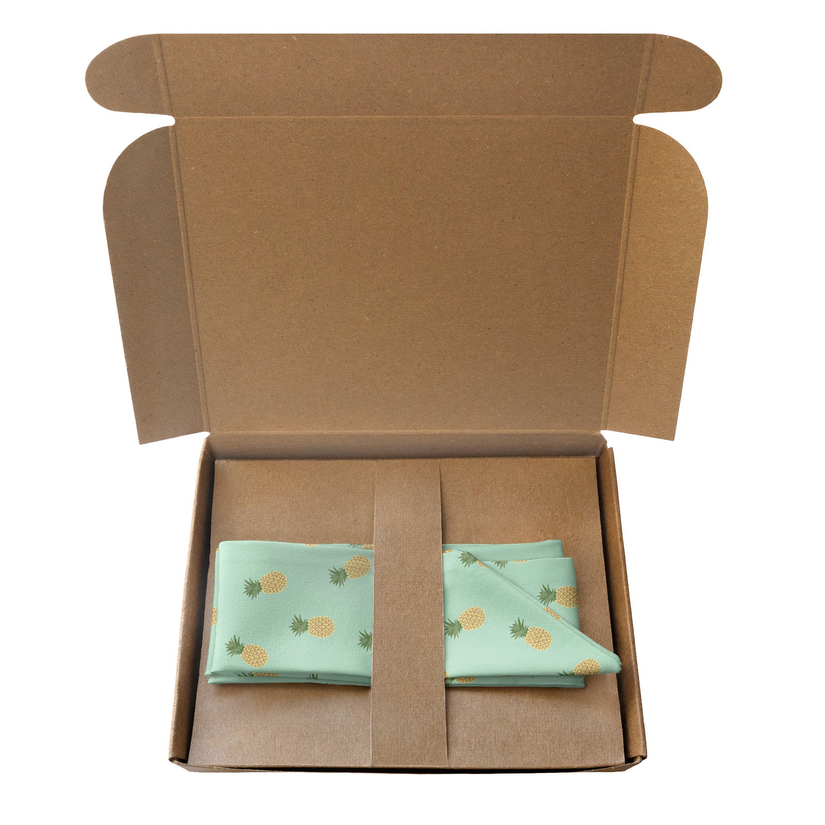 Pineapples Hair Scarf - Packaging - Knotty Tie Co.