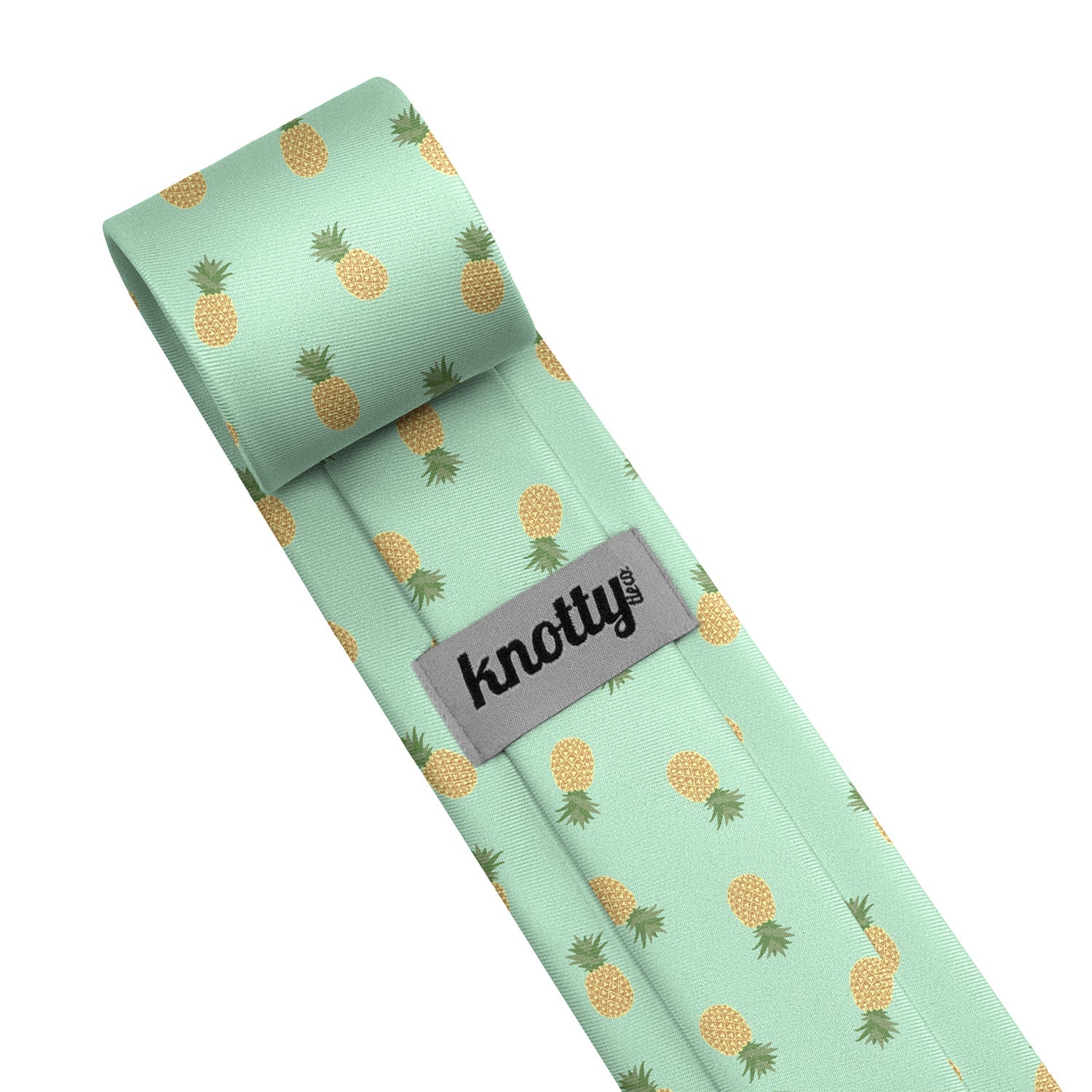 Pineapples Necktie - Tag - Knotty Tie Co.
