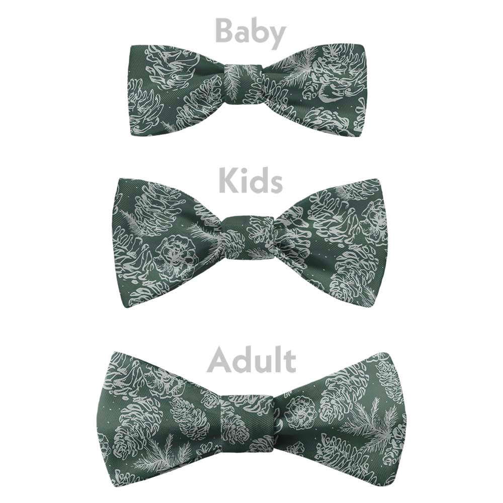Pinecones Bow Tie - Bow Sizes - Knotty Tie Co.