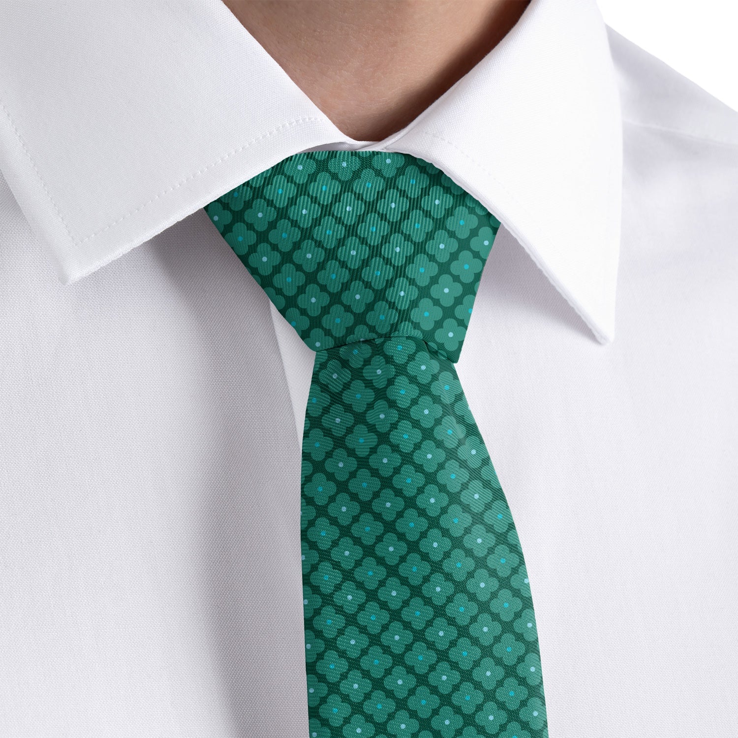 Piquena Floral Necktie - Dress Shirt - Knotty Tie Co.