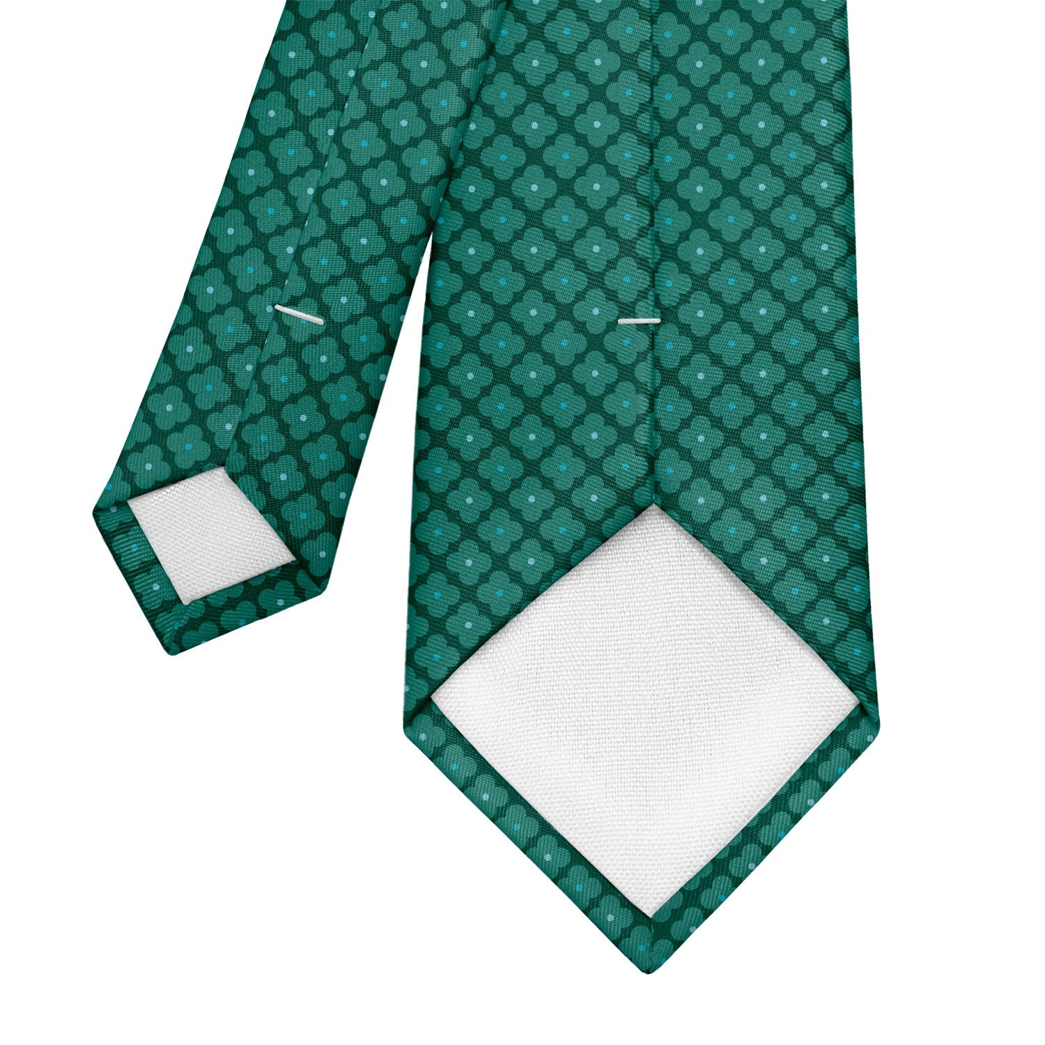 Piquena Floral Necktie - Tipping - Knotty Tie Co.