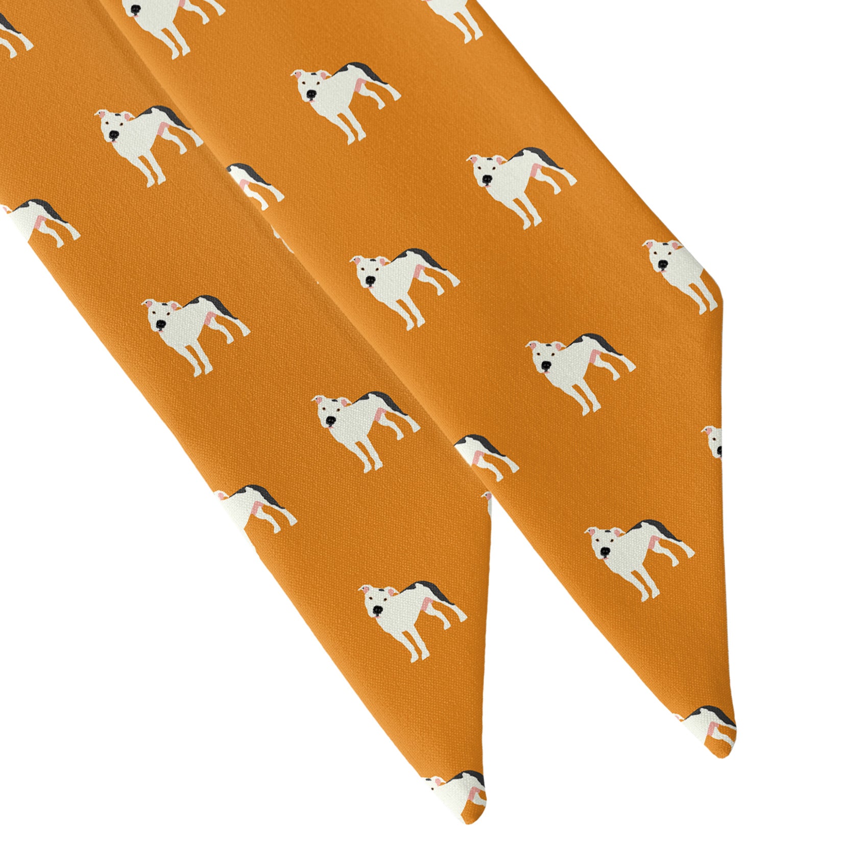 Pitbull Hair Scarf - Scarf Tapered Ends - Knotty Tie Co.