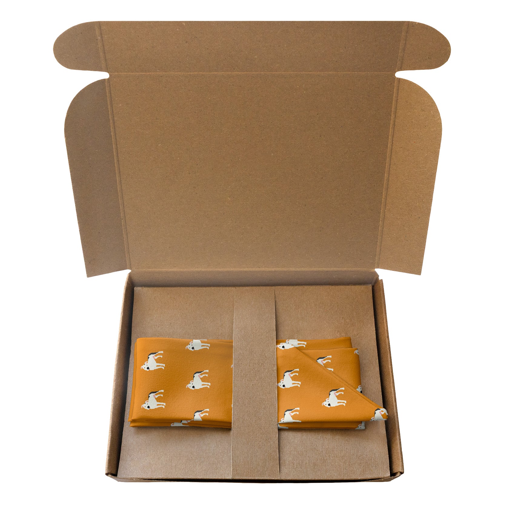 Pitbull Hair Scarf - Packaging - Knotty Tie Co.