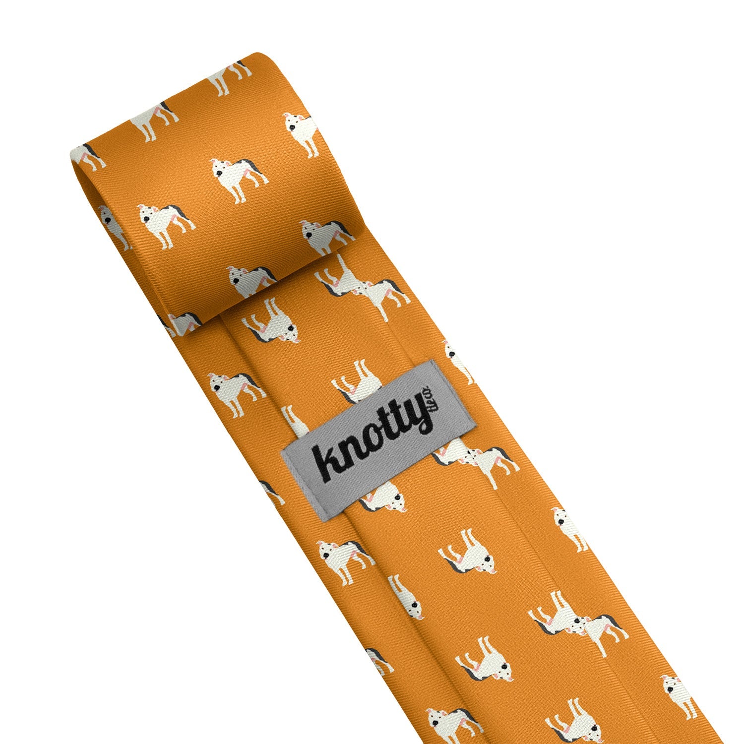 Pitbull Necktie - Tag - Knotty Tie Co.