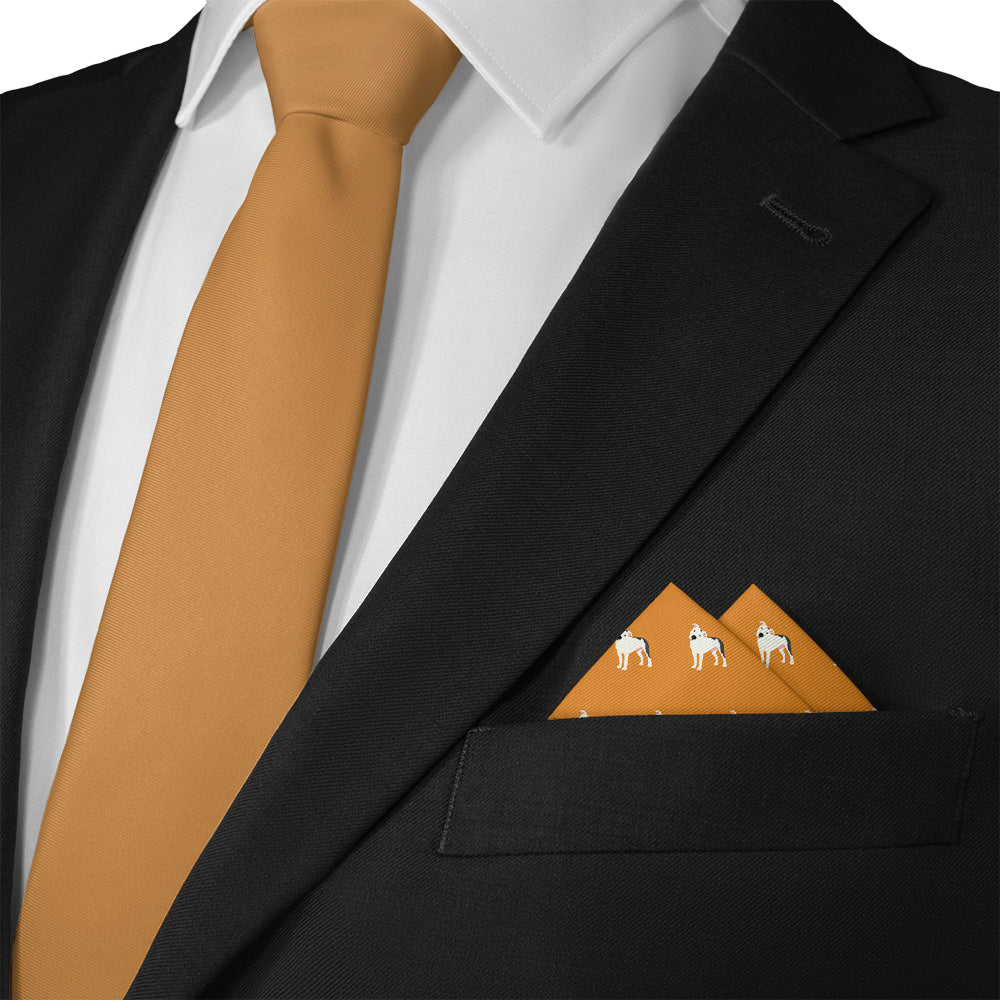 Pitbull Pocket Square - Matching Necktie- Knotty Tie Co.