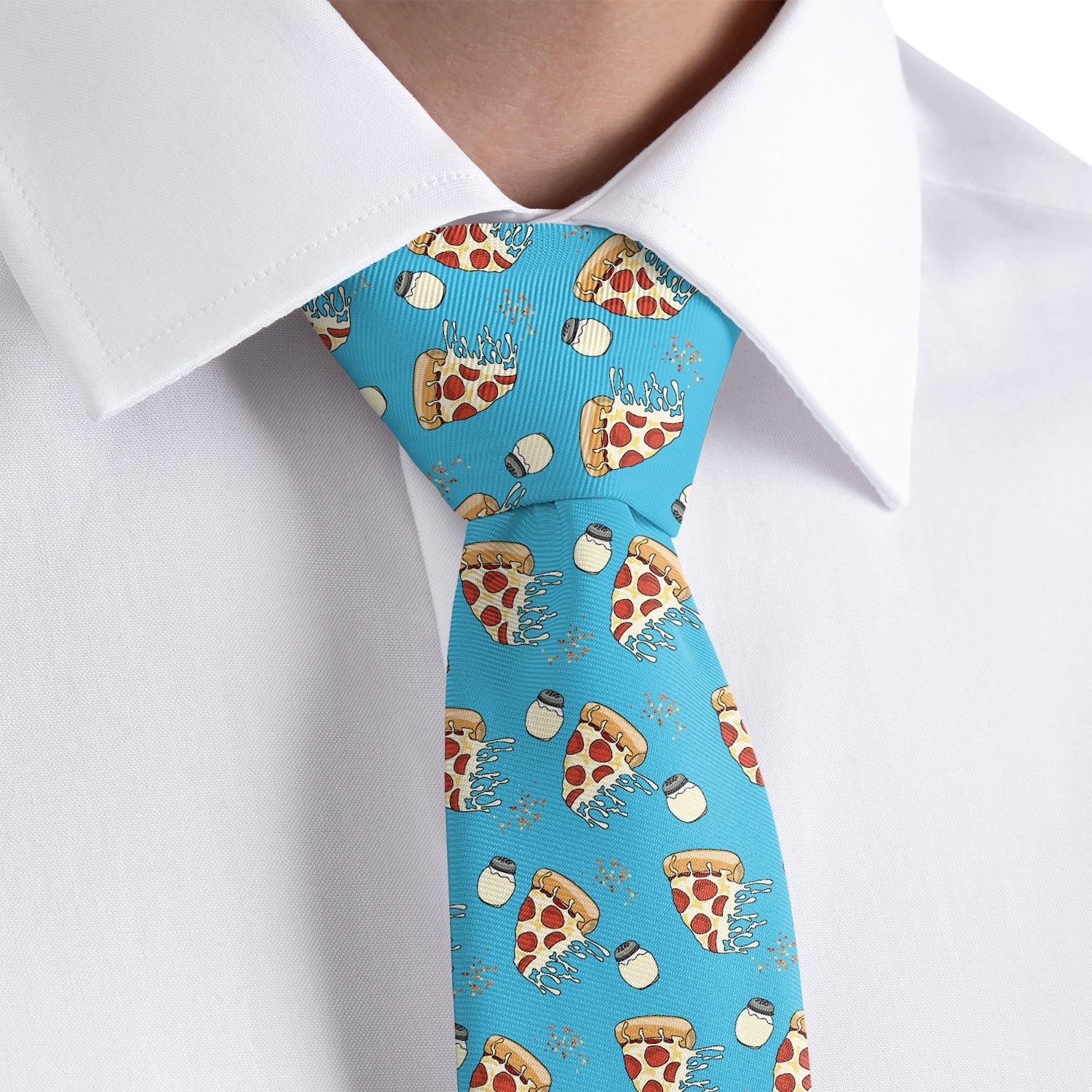 Pizza Party Necktie - Dress Shirt - Knotty Tie Co.