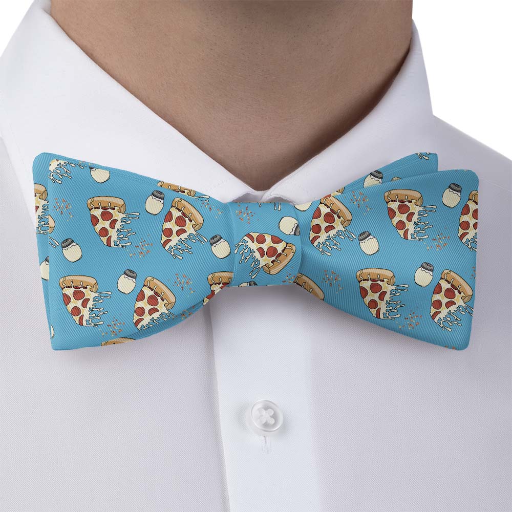 Pizza Party Bow Tie - Self Tie Bow Tie - Knotty Tie Co.