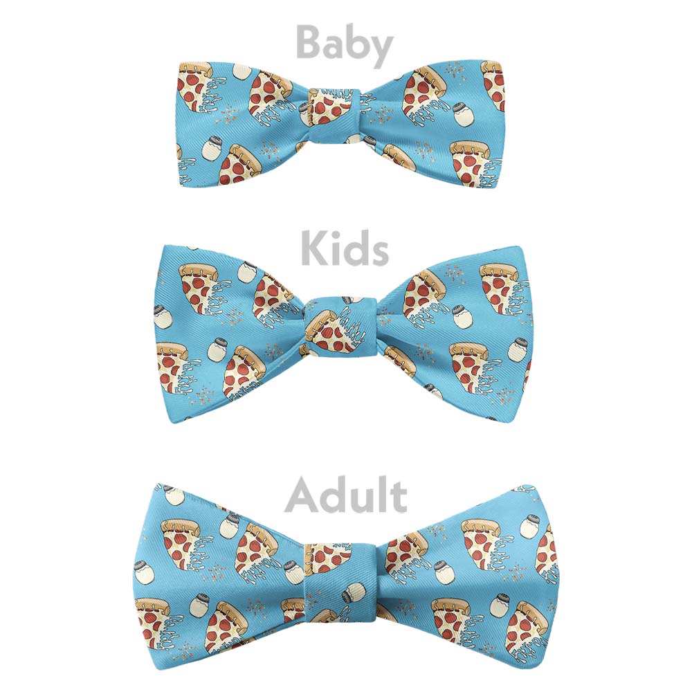 Pizza Party Bow Tie - Bow Sizes - Knotty Tie Co.