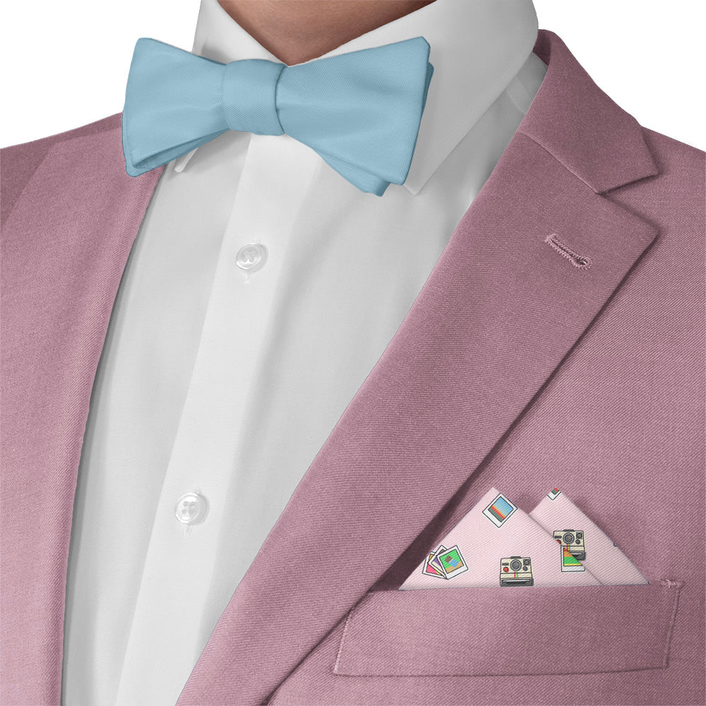 Polaroid Pictures Pocket Square - Matching Bow Tie - Knotty Tie Co.