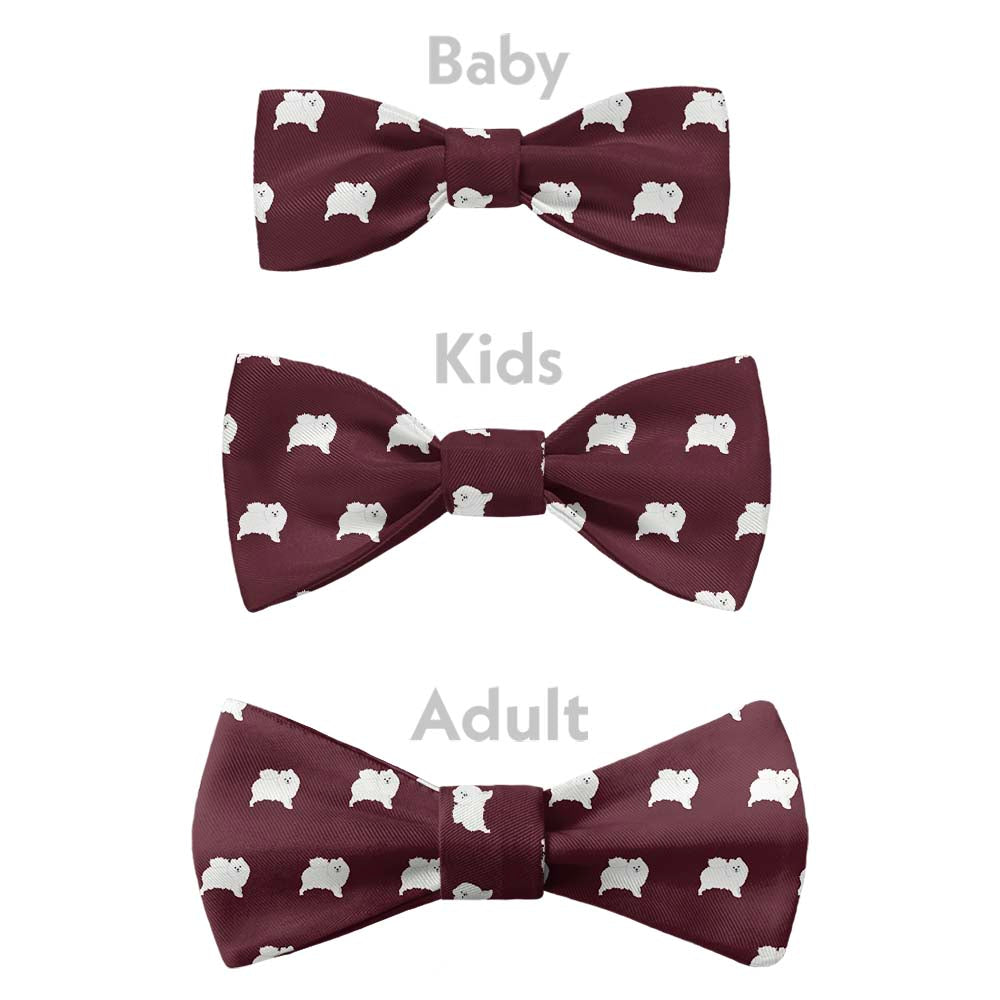 Pomeranian Bow Tie - Bow Sizes - Knotty Tie Co.