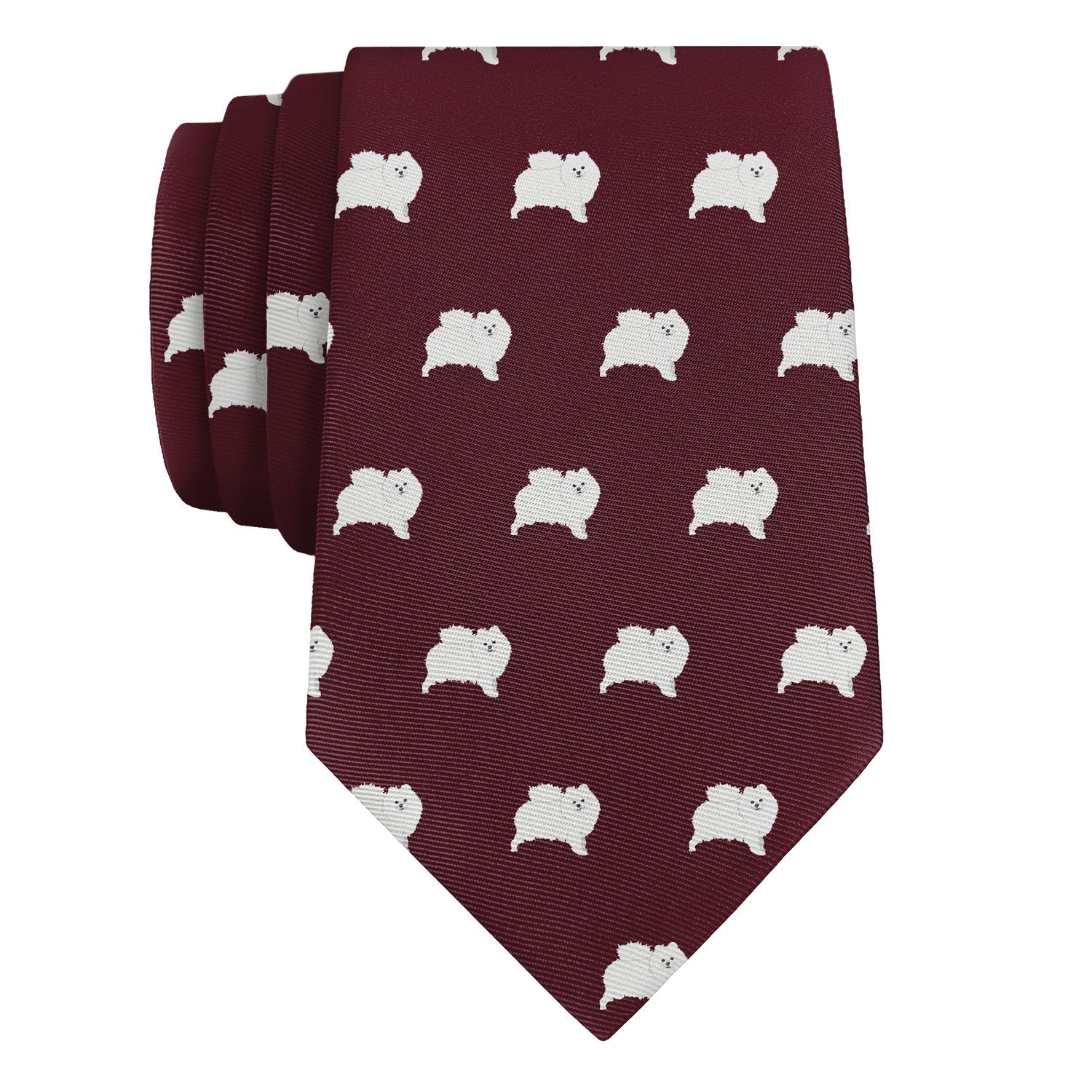 Pomeranian Necktie Skinny Knotty Classic Widths