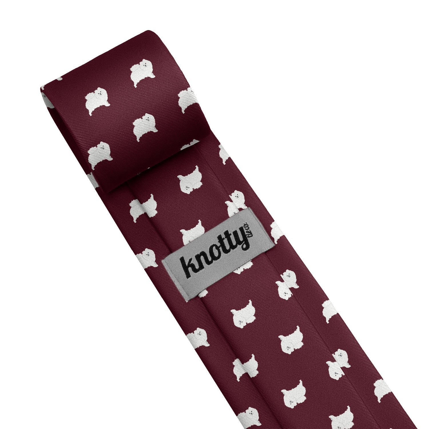 Pomeranian Necktie - Tag - Knotty Tie Co.