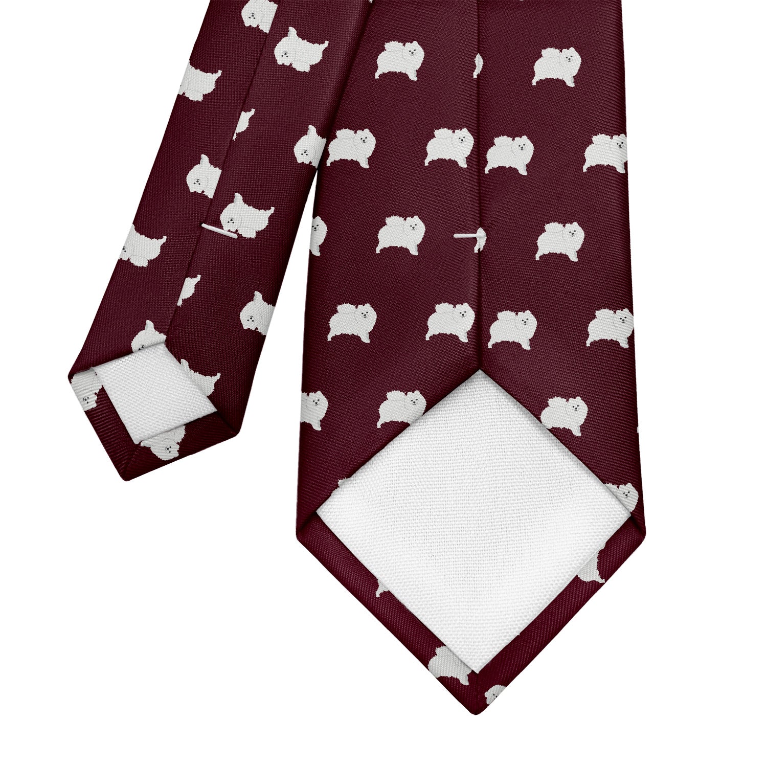 Pomeranian Necktie - Tipping - Knotty Tie Co.