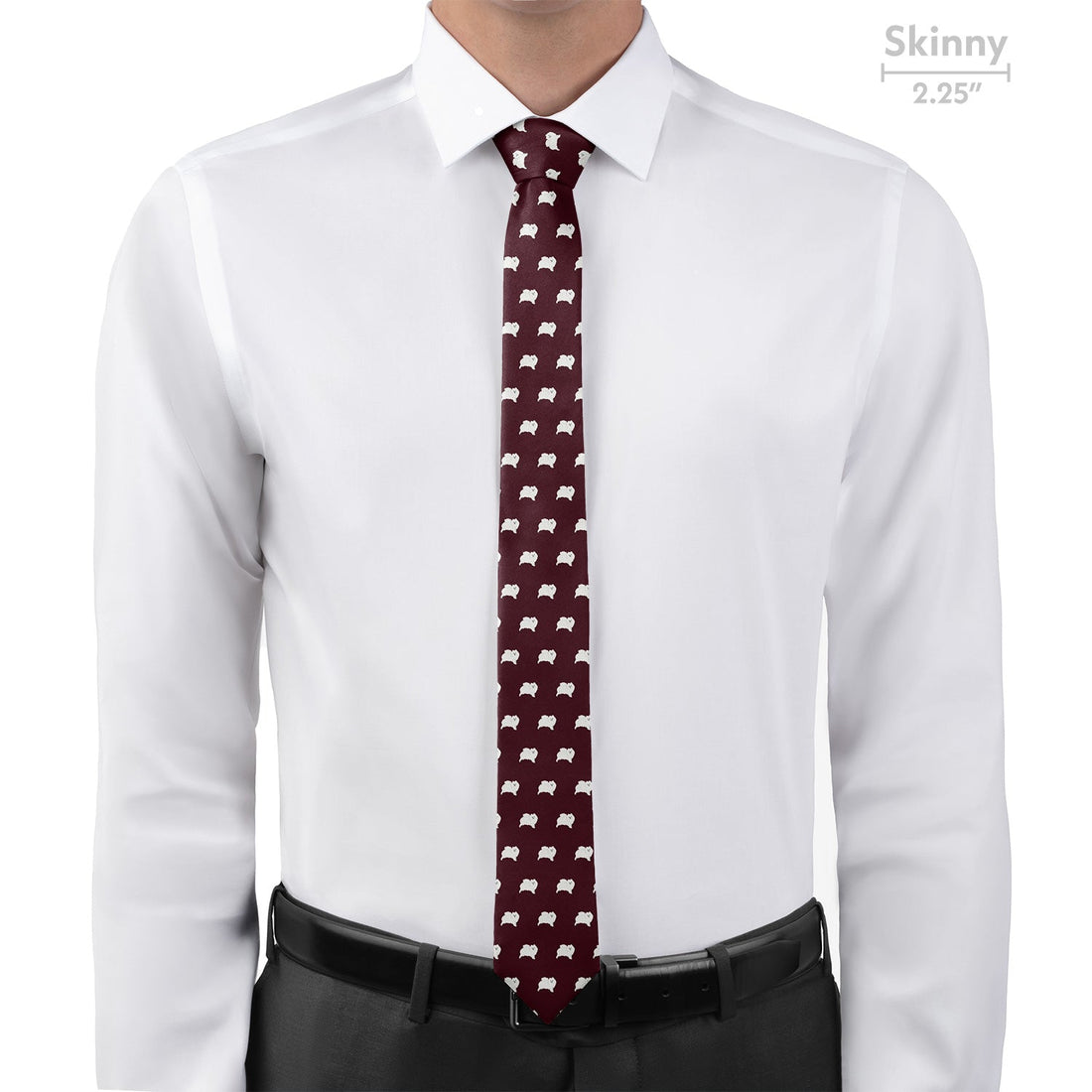 Pomeranian Necktie - Skinny - Knotty Tie Co.