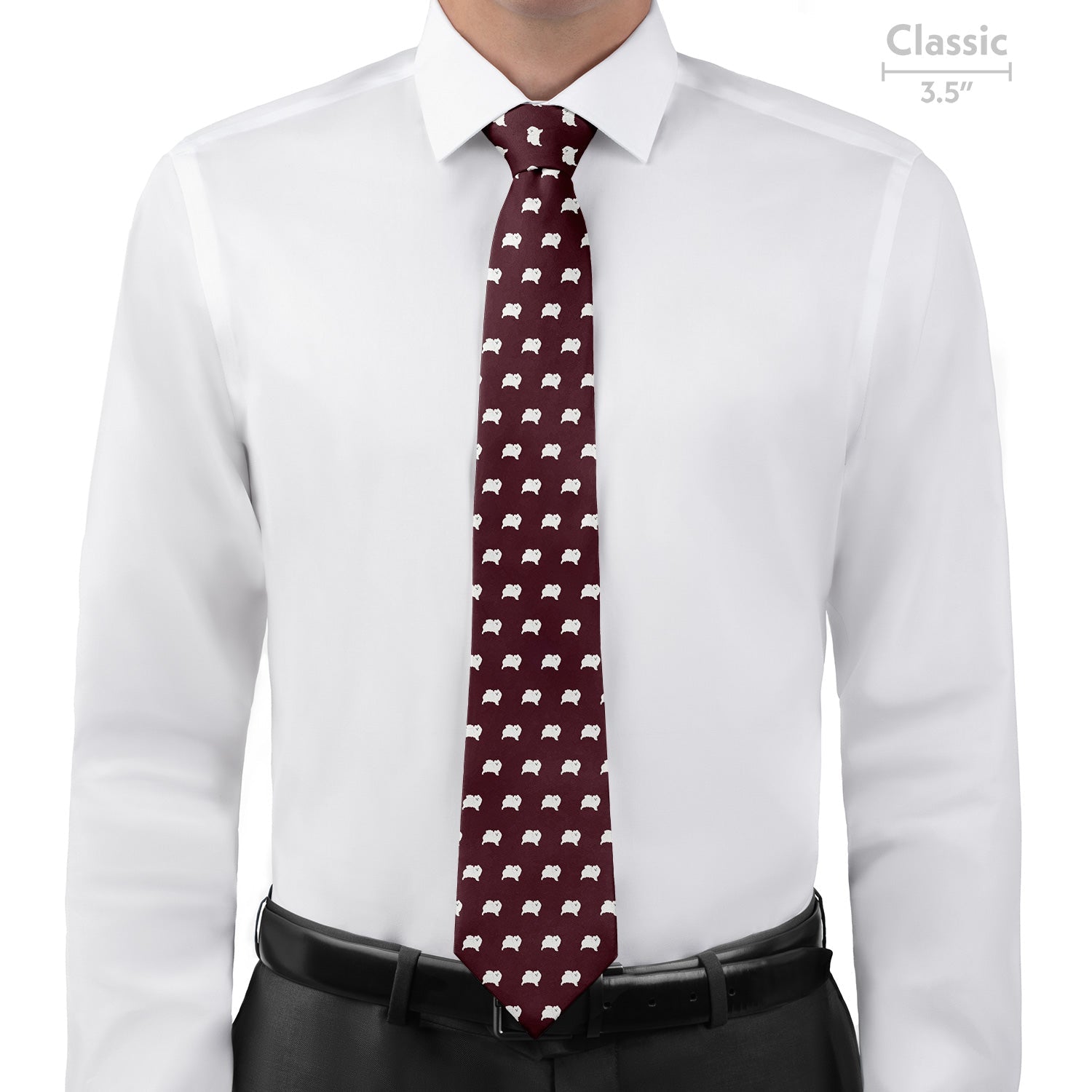 Pomeranian Necktie - Classic - Knotty Tie Co.