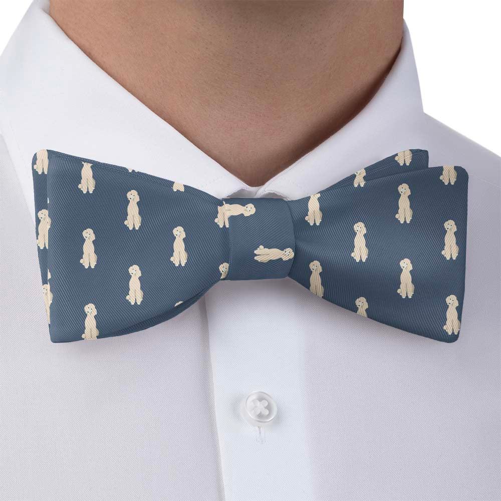 Poodle Bow Tie - Bow Tie with Dress Shirt - Knotty Tie Co.