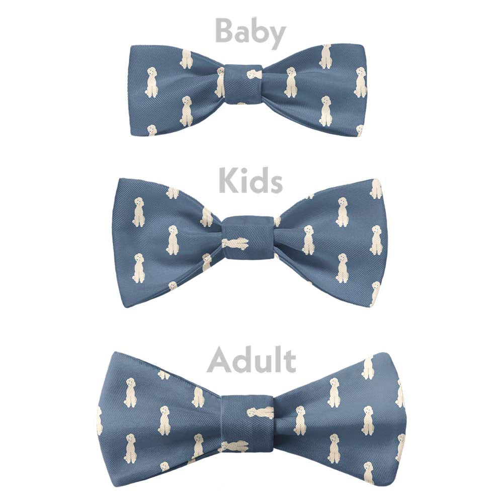 Poodle Bow Tie - Bow Sizes - Knotty Tie Co.