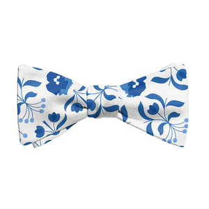 Poppy Floral Bow Tie - Adult Standard Self-Tie 14-18" -  - Knotty Tie Co.