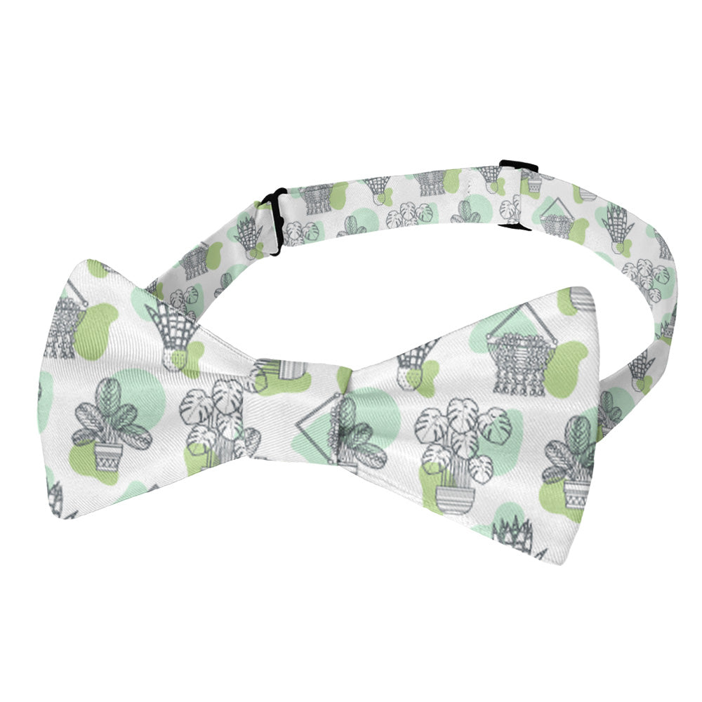 Potted plant adult pre-tied bow tie