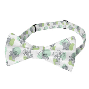 Potted plant adult pre-tied bow tie